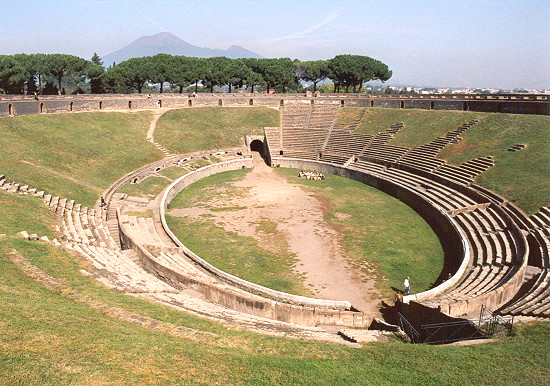 Ampitheatre in Pompeii