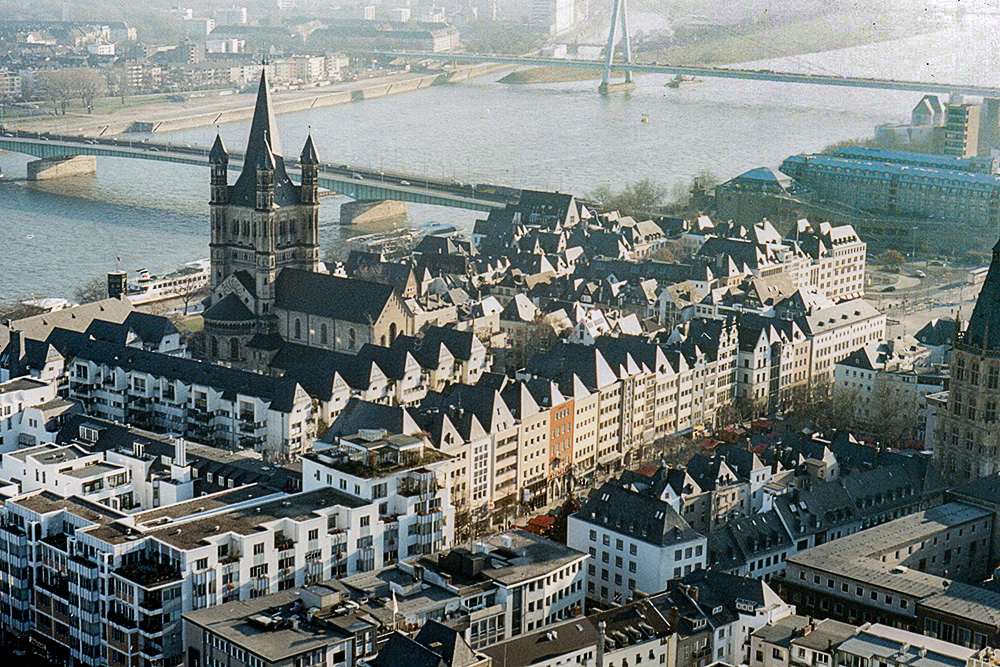 View of the Rhine from Cologne Cathedral