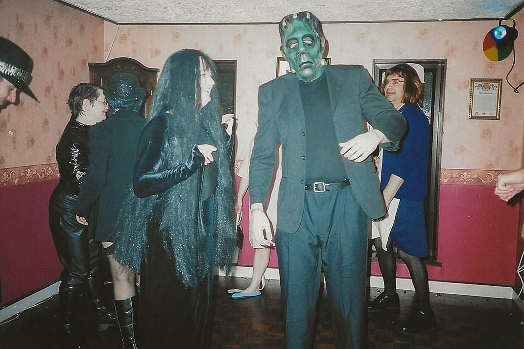 Frankenstein and Morticia