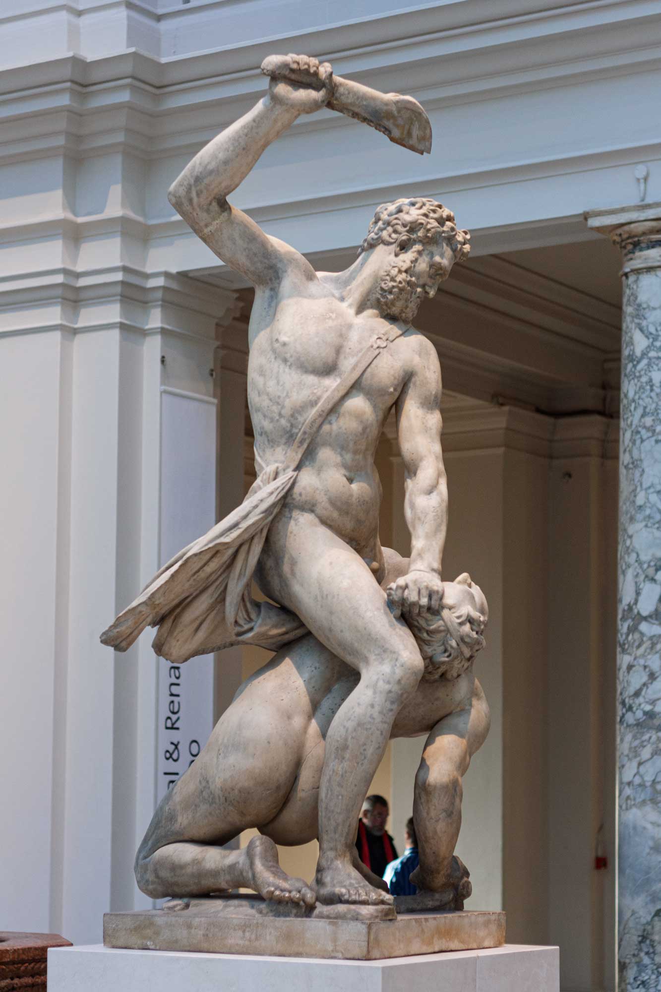 victoria and albert museum - Giambologna's Samson slaying a Philistine