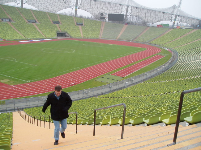 david at munich olympic stadium