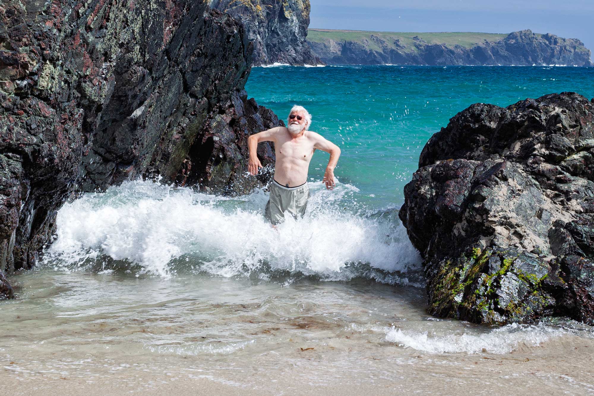 chris at kynance cove