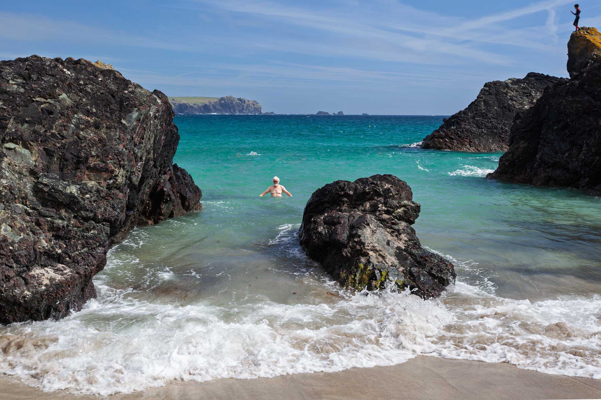 chris at kynance cove