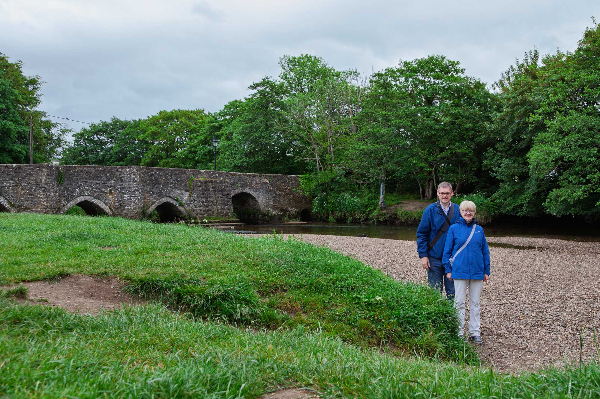 pat and david at Lostwithiel