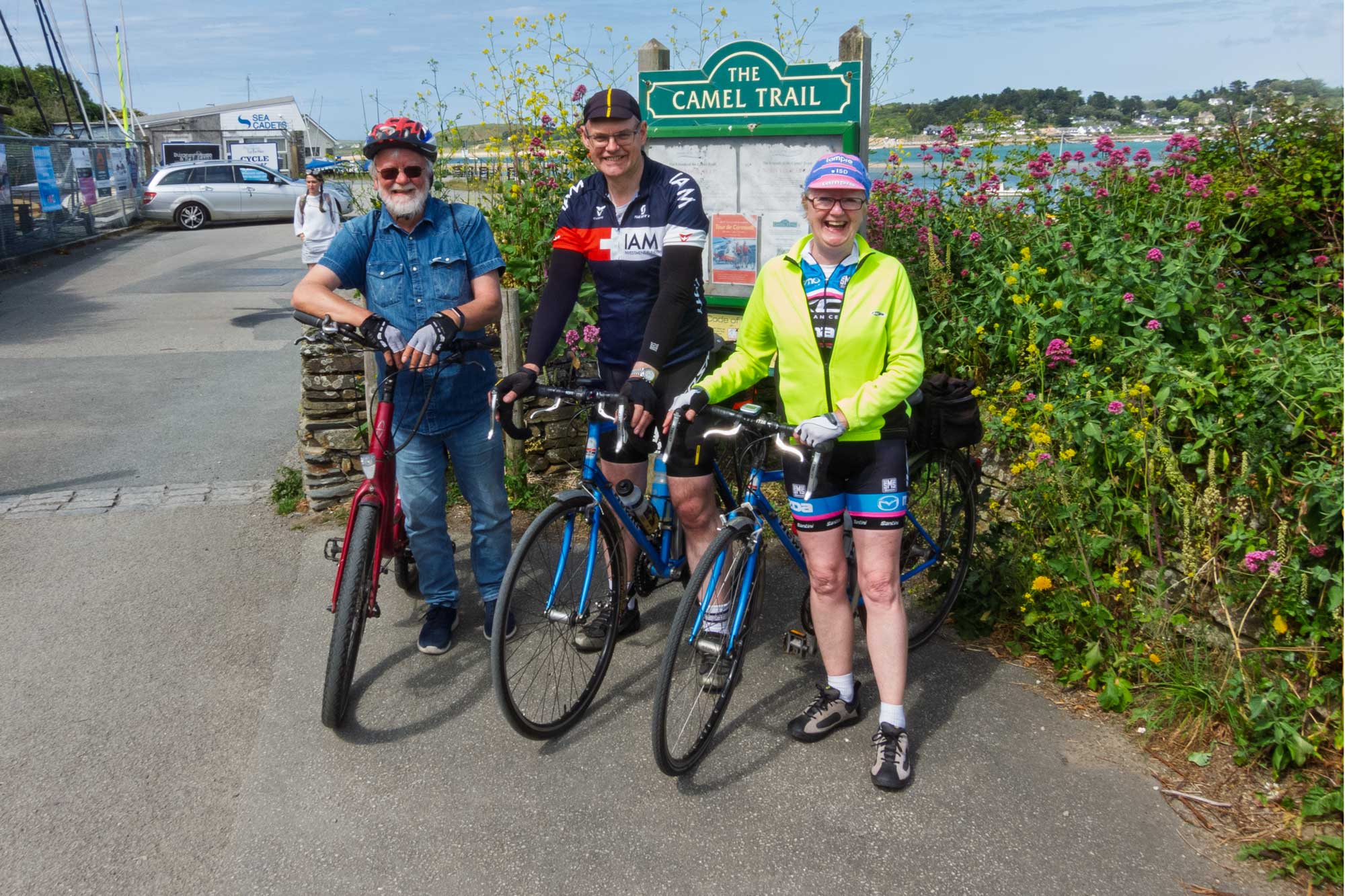 On the Bikes in Padstow