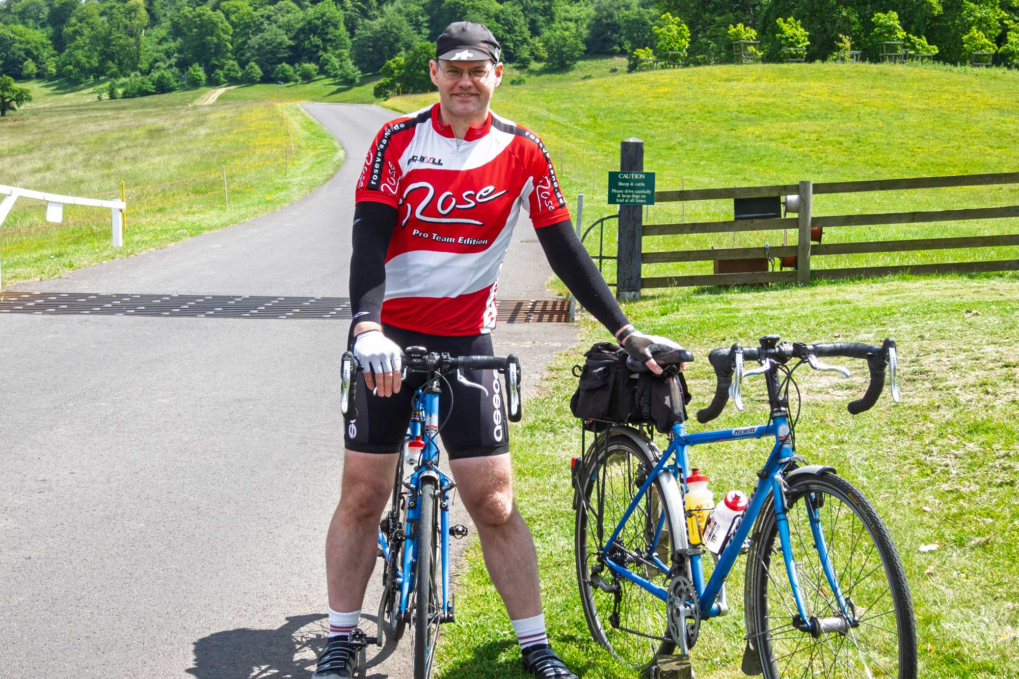 cycling to longleat