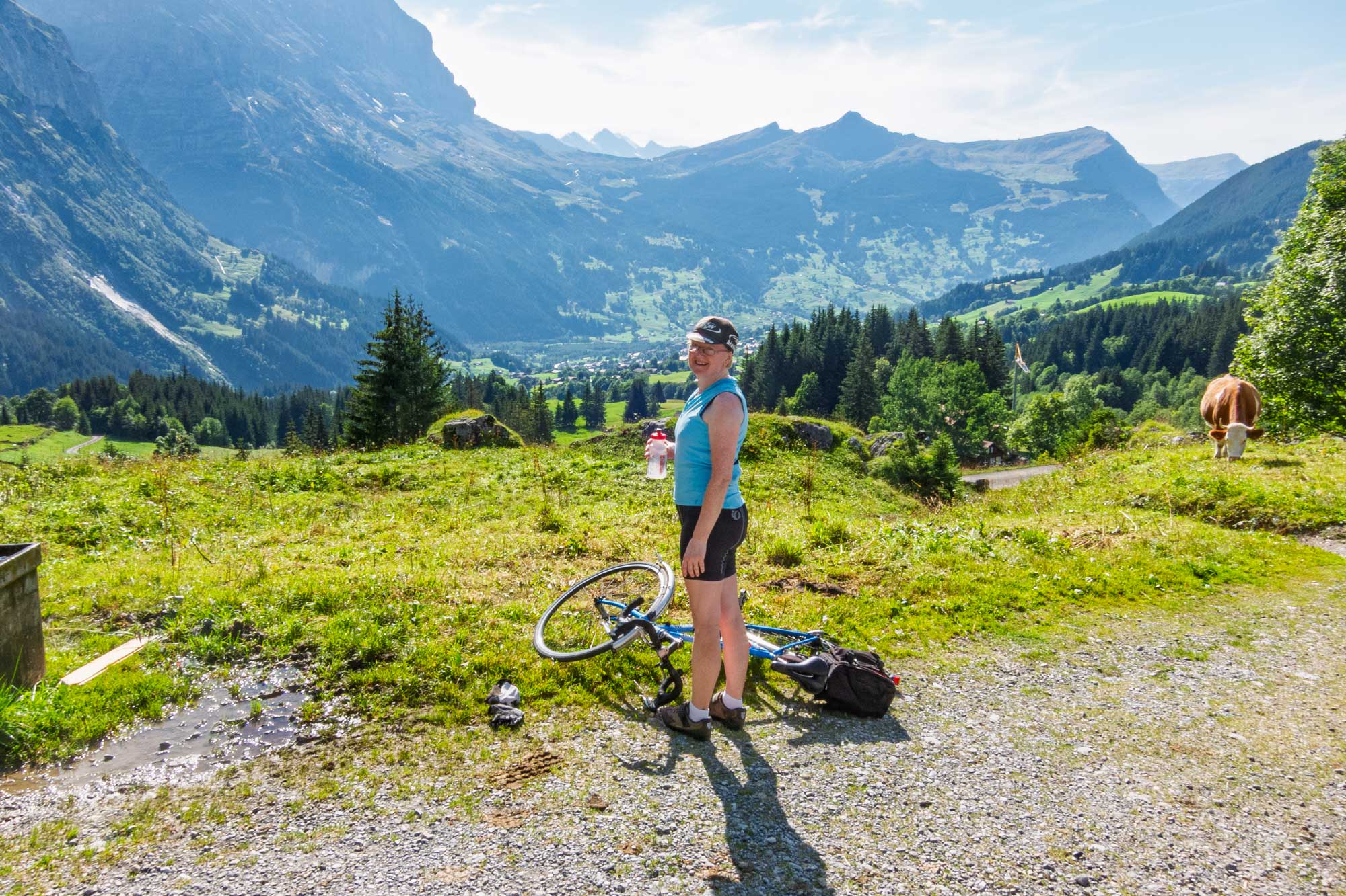 Cycling Grosse Scheidegg from Interlaken via Grindlewald